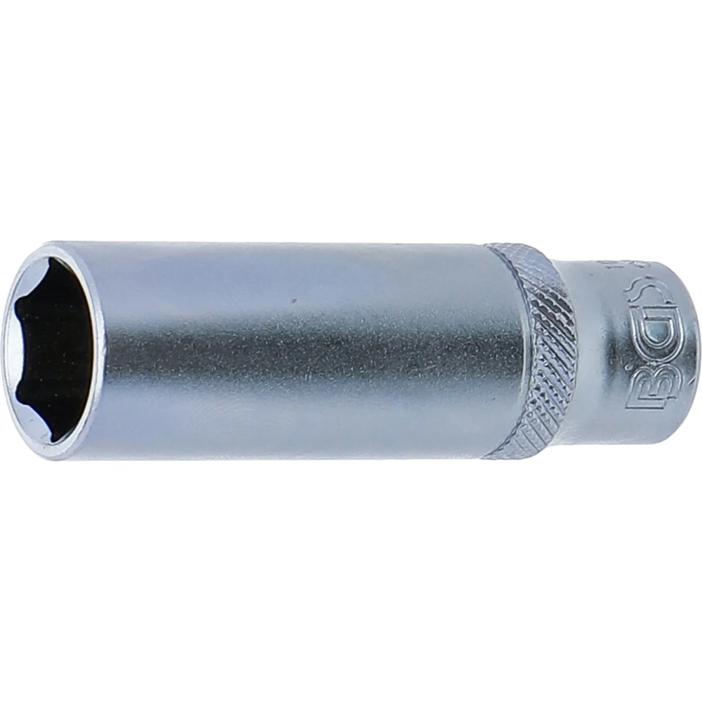 Steckschlüssel-Einsatz Sechskant, tief, Antrieb Innenvierkant 10 mm (3/8"), SW 14 mm