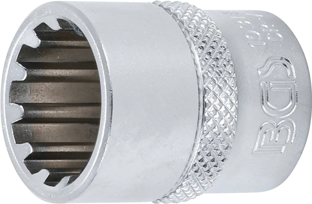Steckschlüssel-Einsatz Gear Lock, Antrieb Innenvierkant 10 mm (3/8"), SW 16 mm