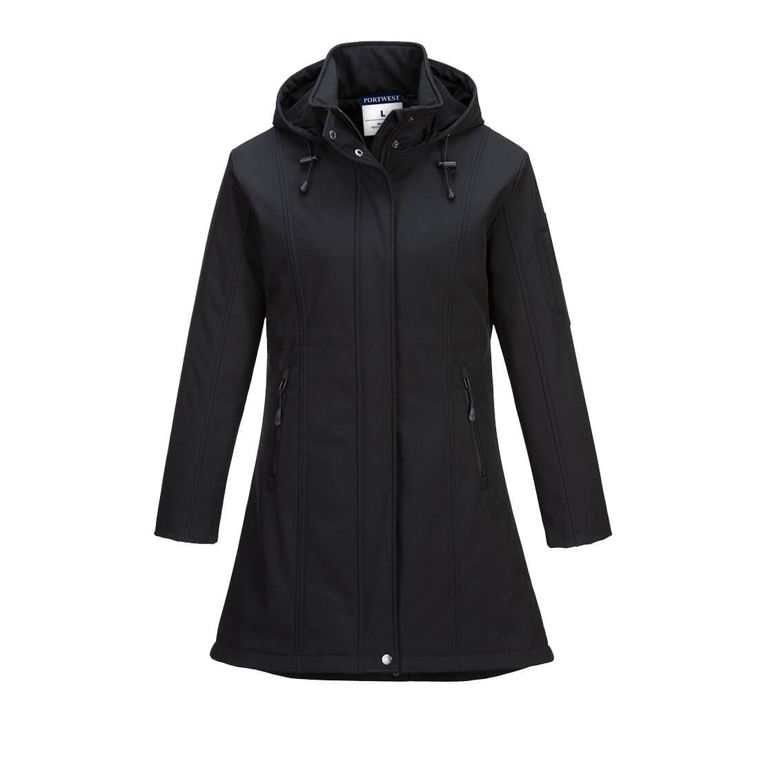 Carla Damen Softshellmantel mit Kapuze (3L)