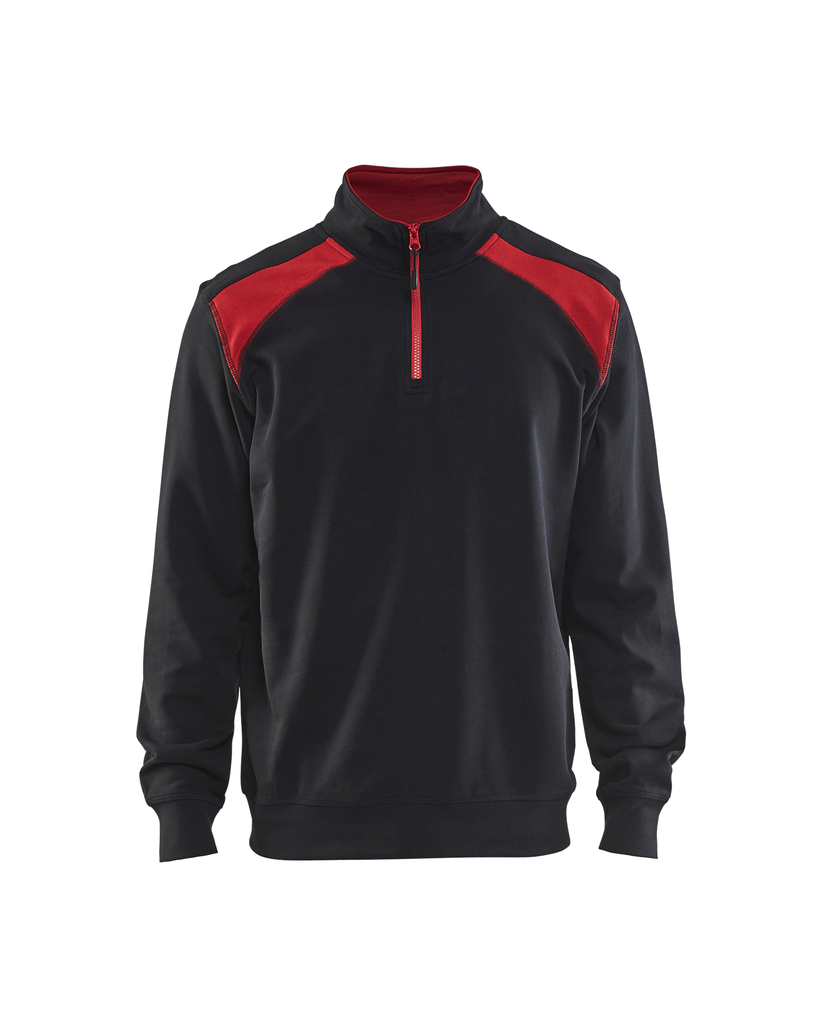 Sweatshirt Half-Zip 2-farbig