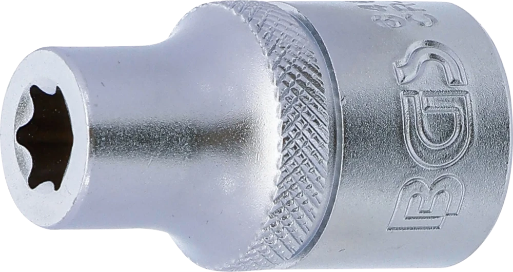 Steckschlüssel-Einsatz E-Profil, Antrieb Innenvierkant 12,5 mm (1/2"), SW E10