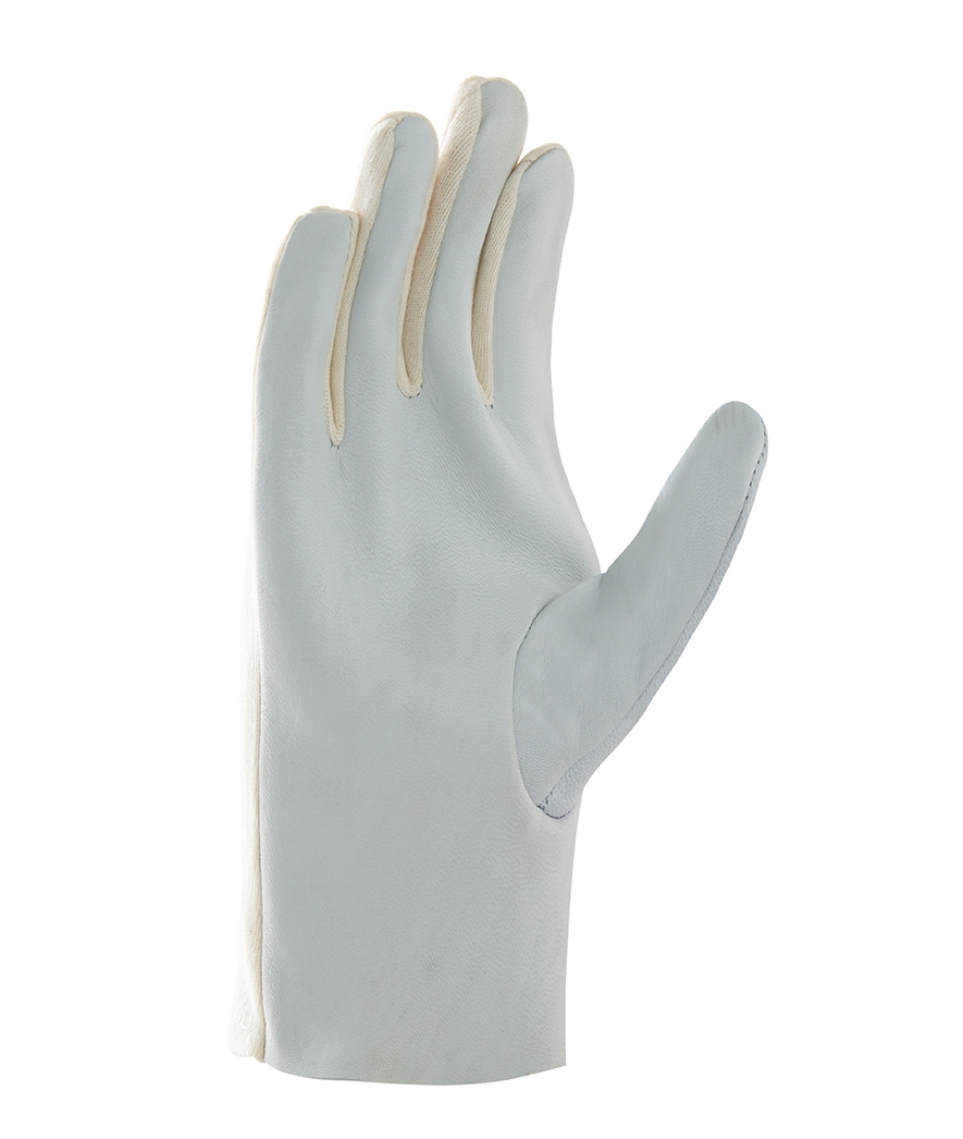 teXXor® Ziegen-/Schafsnappa-Handschuhe TRIKOTRÜCKEN natur