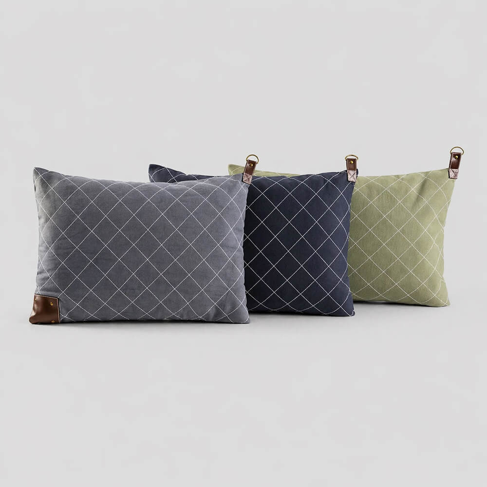 Canvaskissen 60 x 40 cm stonewashed