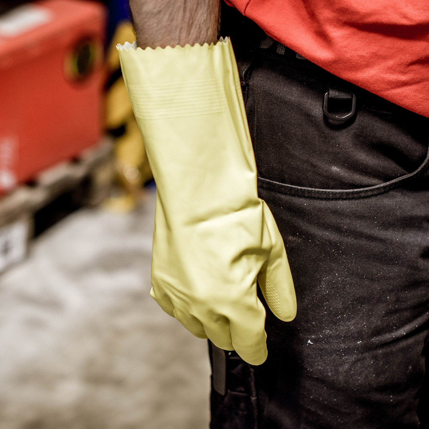 Handschuh YELLOW CLEANER Chemikalienschutzhandschuhe