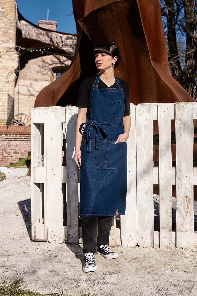 Latzschürze Denim ROCK CHEF®-Stage2