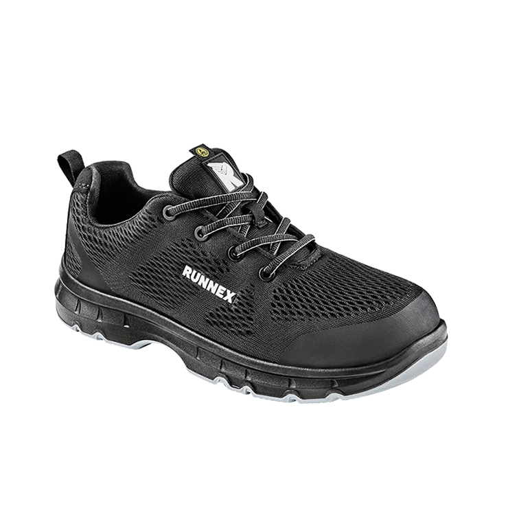 RUNNEX® S1PS- ESD-Sicherheitshalbschuhe FlexStar schwarz/grau