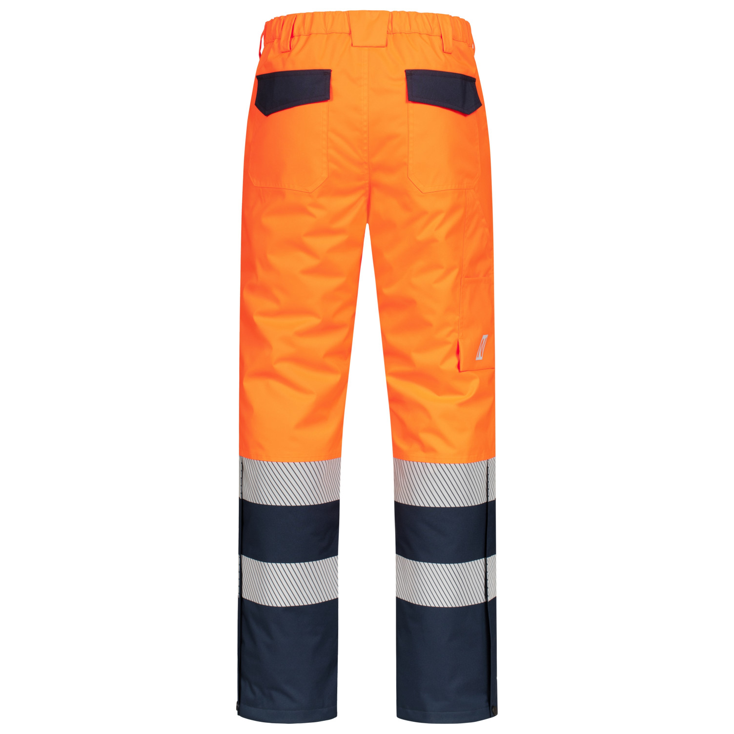 Warnschutz-Winterhose MOTION TEX VIZ lange Warn-Winterhose neonorange / marineblau