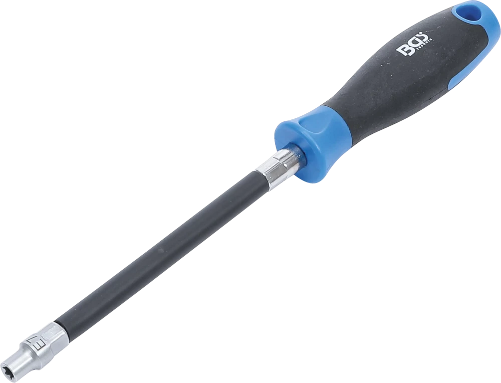 Flexibler Schraubendreher mit Rundgriff, E-Profil E7, Klingenlänge 150 mm