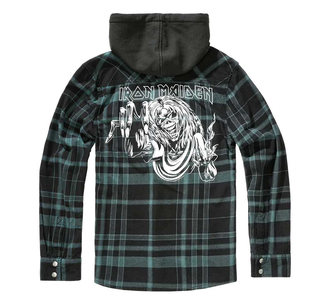 Iron Maiden Checkshirt Sweathood Eddy