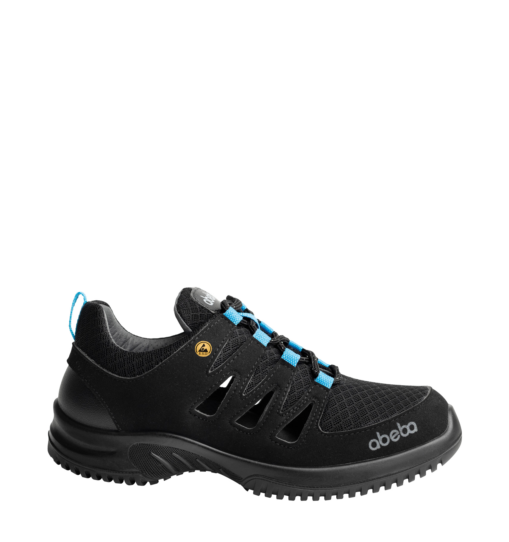 Abeba S1P Sicherheitssandale ESD schwarz ESD