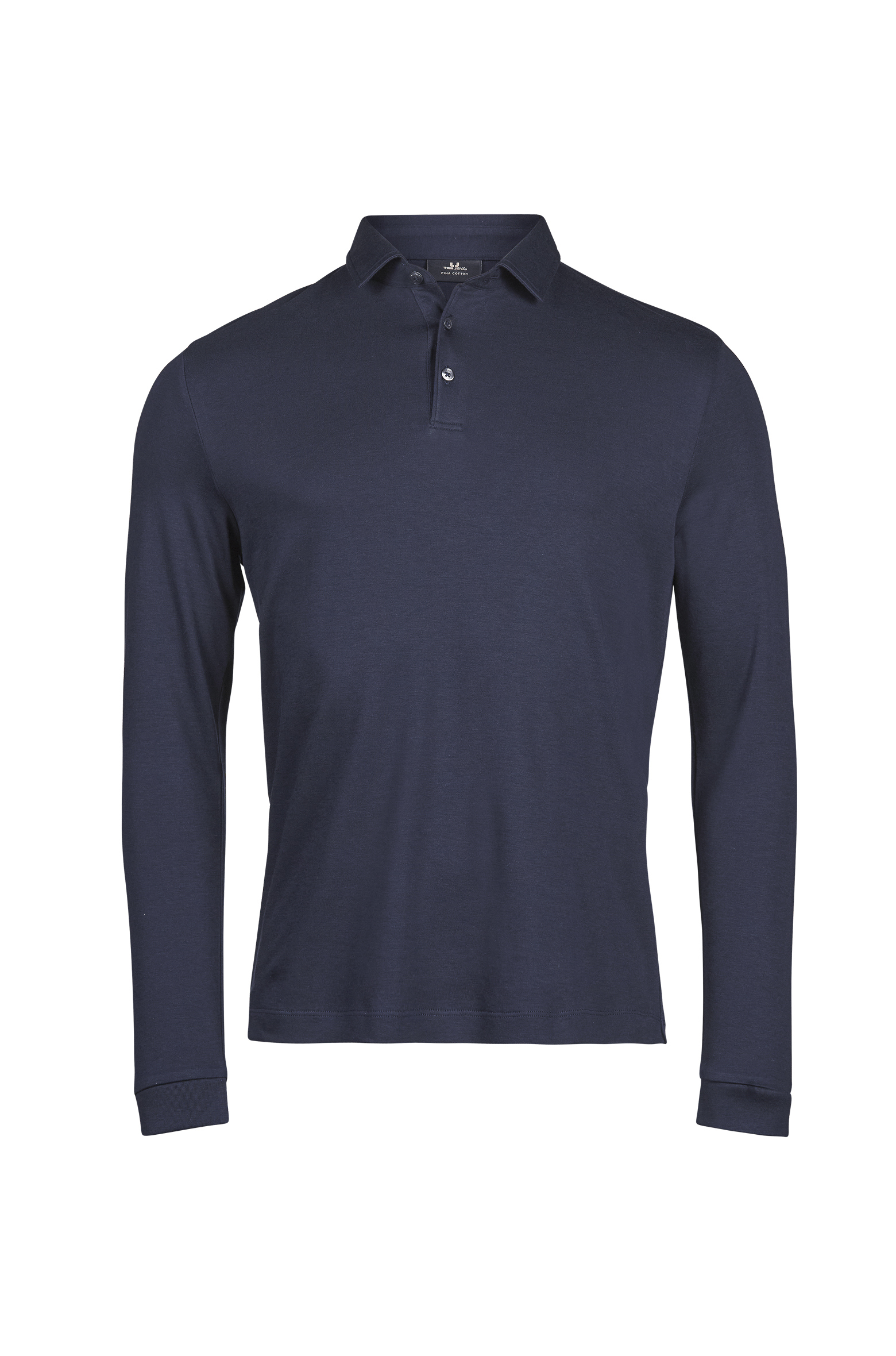 Pima Cotton Long Sleeve Polo