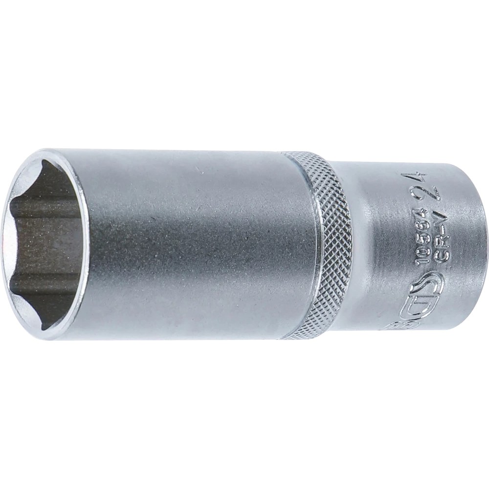 Steckschlüssel-Einsatz Sechskant, tief, Antrieb Innenvierkant 12,5 mm (1/2"), SW 24 mm