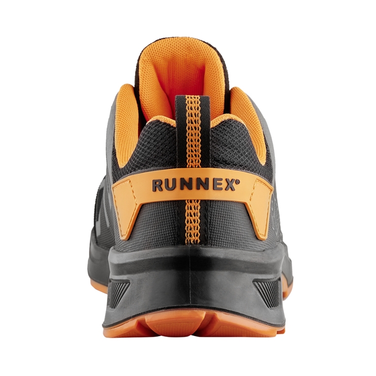 RUNNEX® S3S ESD-Sicherheitshalbschuhe ActionStar schwarz/grau/orange