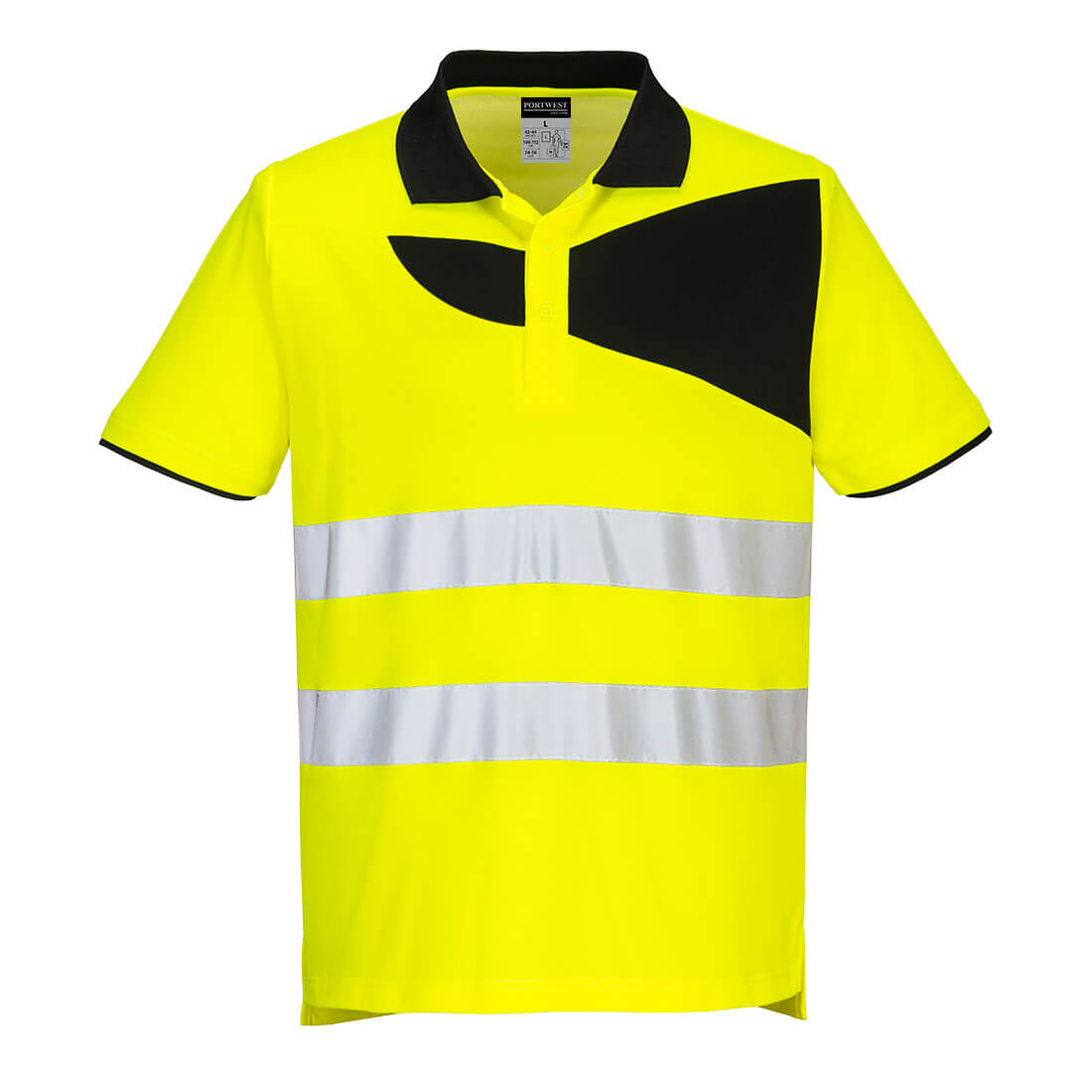 PW2 Warnschutz Cotton Comfort Poloshirt kurzarm