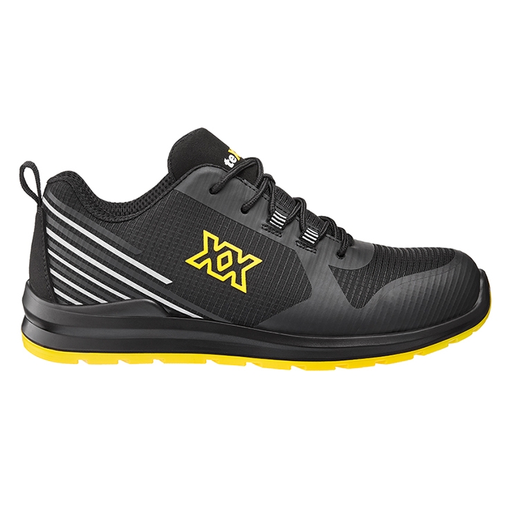 teXXor® S3S-Sicherheitshalbschuhe schwarz/gelb