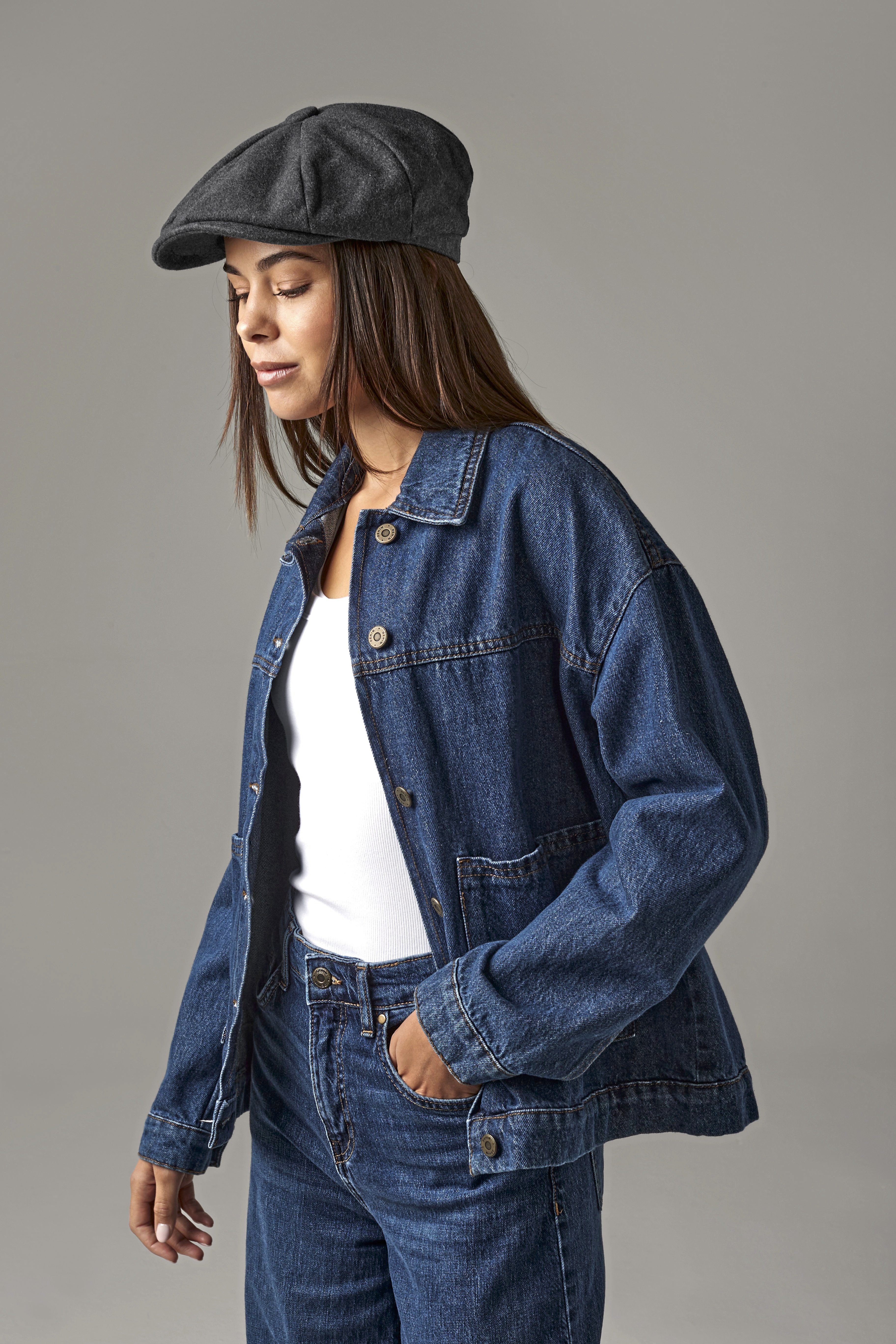 Melton Wool Baker Boy Cap