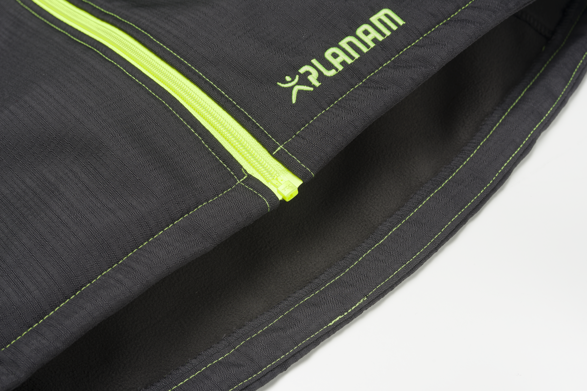 PLANAM Softshelljacke Basalt Neon
