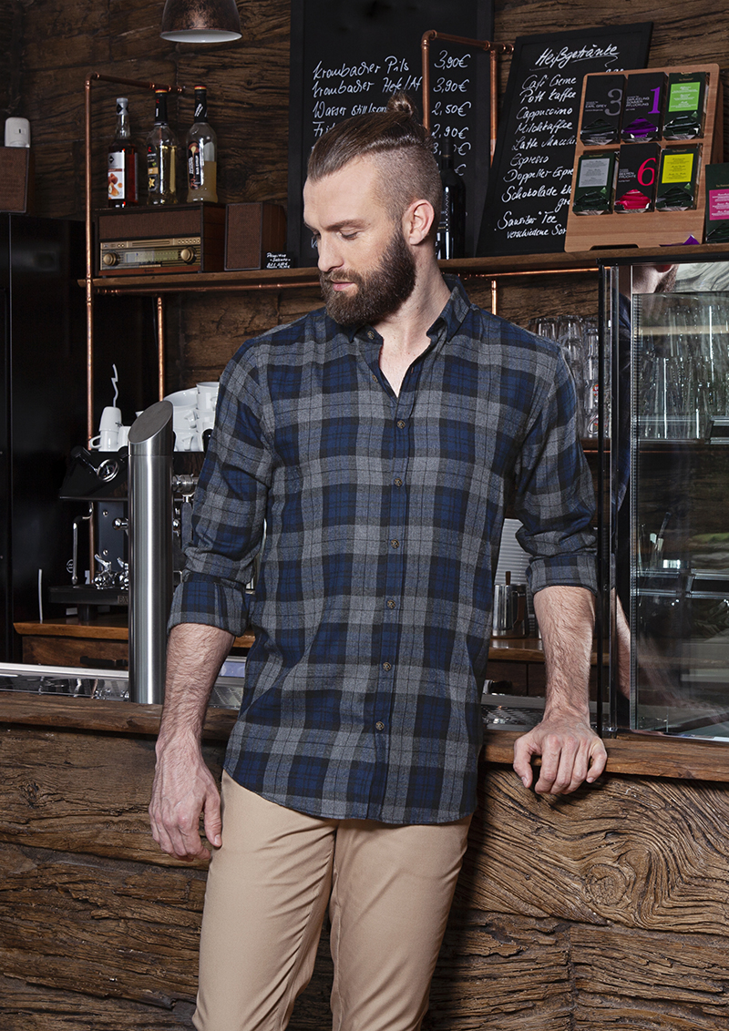 Herren Karohemd Urban-Style