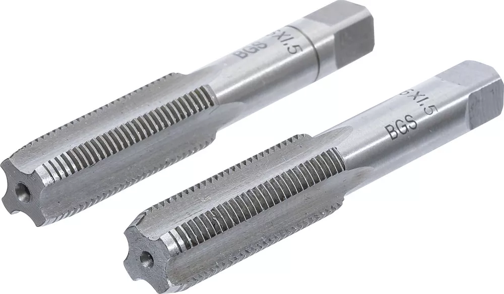 Gewindebohrer, Vor- und Fertigschneider, M16 x 1,5, 2-tlg.