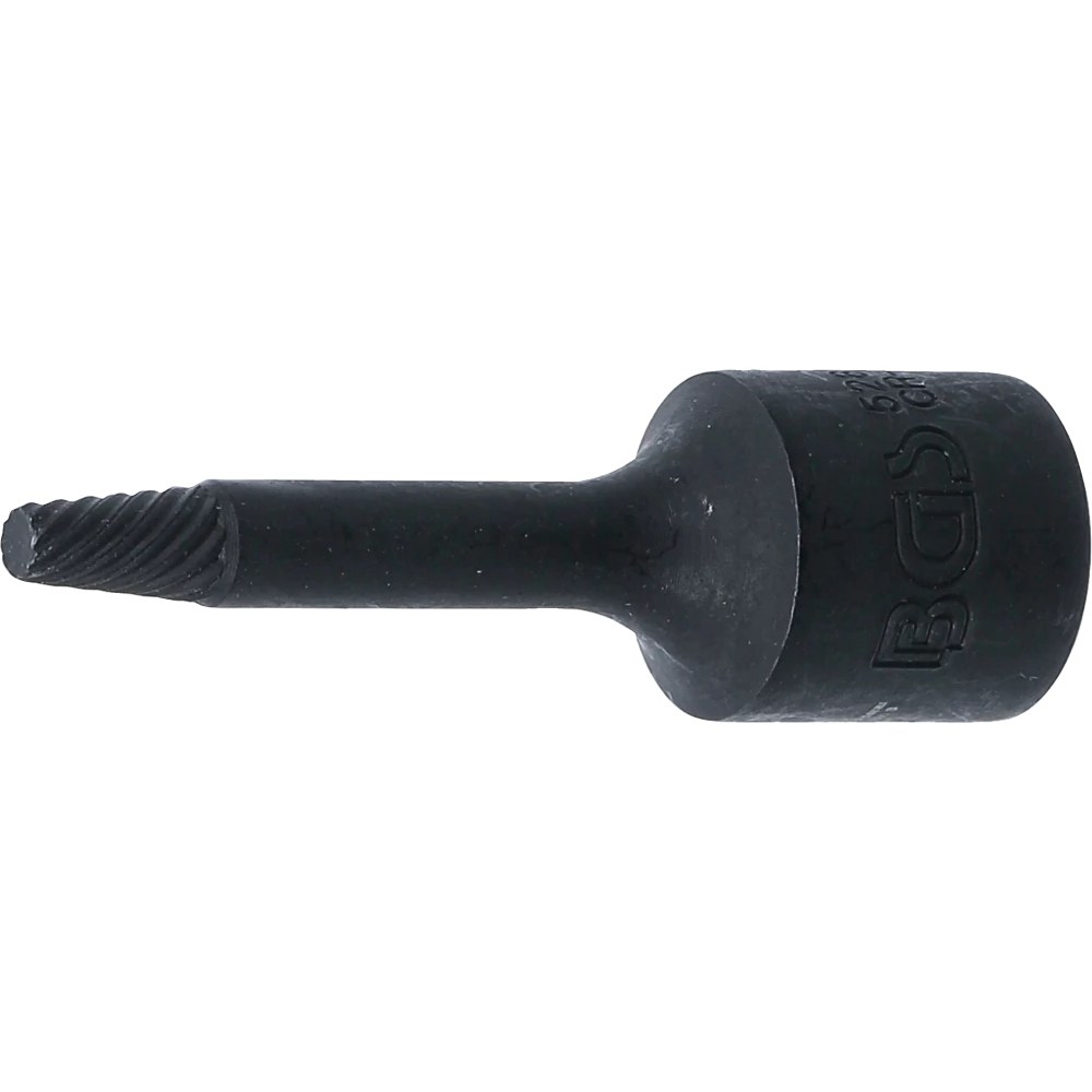 Spiral-Profil-Steckschlüssel-Einsatz / Schraubenausdreher, Antrieb Innenvierkant 10 mm (3/8"), 4 mm