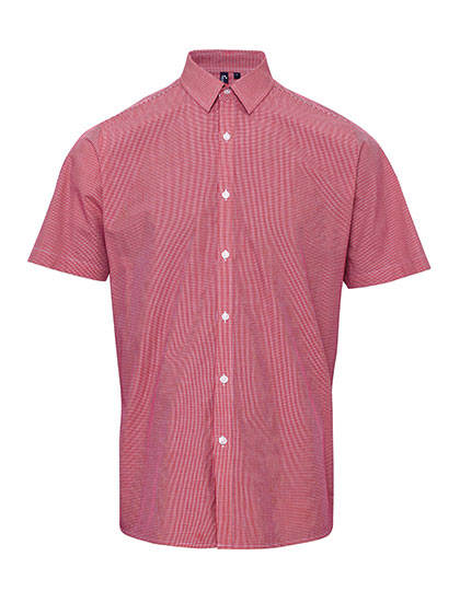 Hemd – Men´s Microcheck (Gingham) Short Sleeve Cotton Shirt
