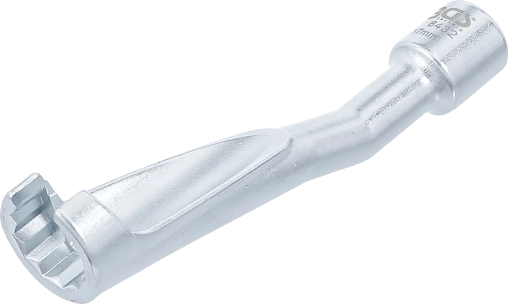 Spezial-Schlüssel für Einspritzleitungen, für BMW, Opel 2.5TD, Mercedes-Benz, Antrieb 10 mm (3/8"), SW 17 mm