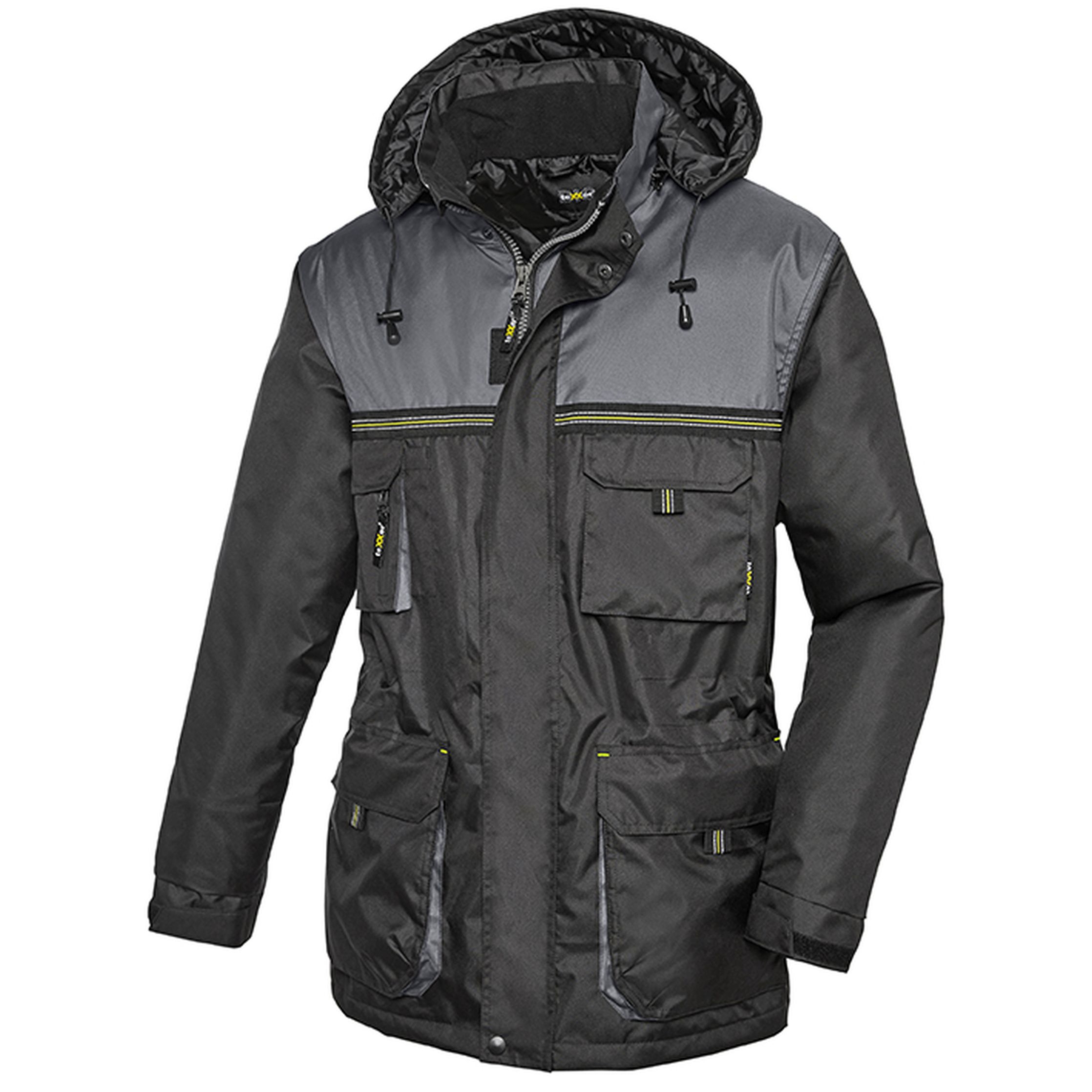 teXXor® Winter-Jacke YSTAD schwarz/grau
