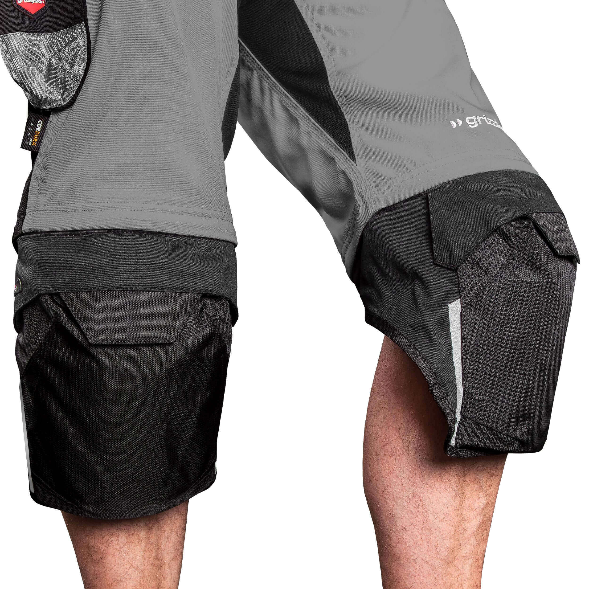 Kniepolstertaschen für Arbeitsshorts "grizzlyskin IRON"