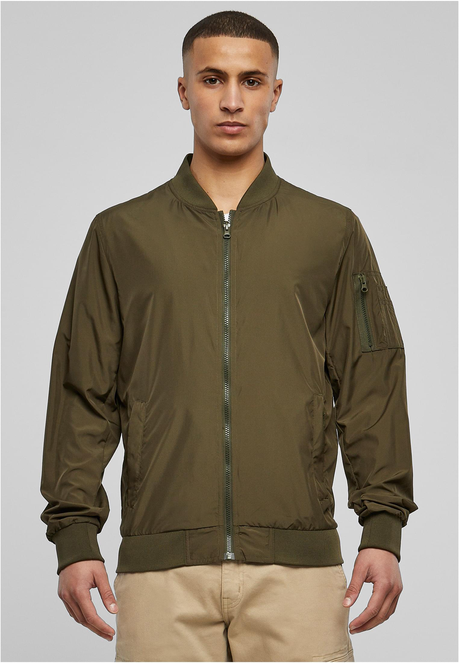 Nylon Bomber Jacket