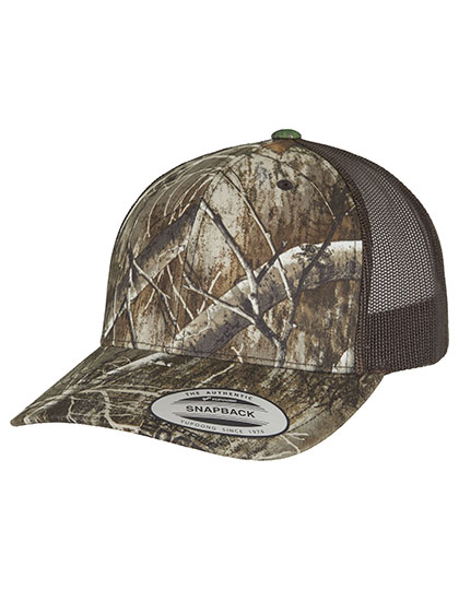 YP Classics Realtree Camo Retro Trucker Cap
