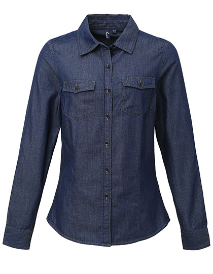Bluse – Women´s Jeans Stitch Denim Shirt