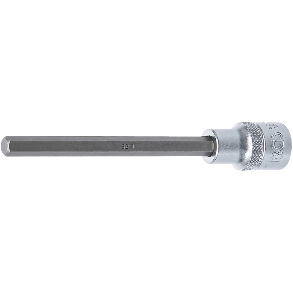 Bit-Einsatz, Länge 140 mm, Antrieb Innenvierkant 12,5 mm (1/2"), Innensechskant 8 mm