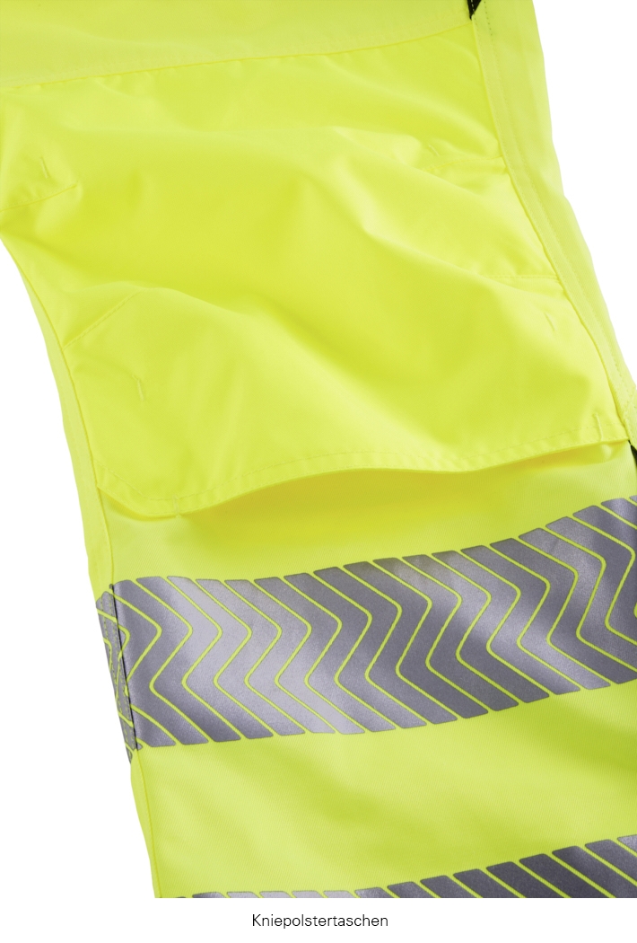 4PROTECT® Warnschutz-Bundhose TENNESSEE leuchtgelb/grau