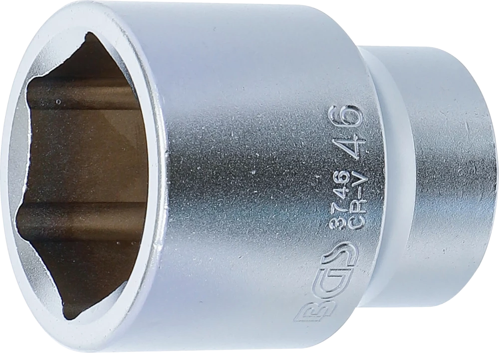 Steckschlüssel-Einsatz Sechskant, Antrieb Innenvierkant 25 mm (1"), SW 46 mm