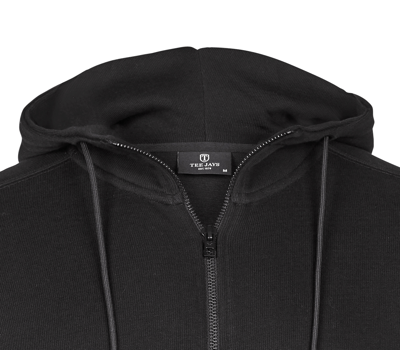 Sweatshirt – Ribbed Interlock Hooded Full Zip