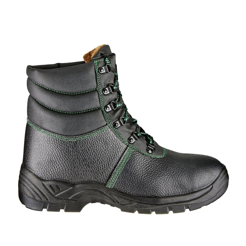 teXXor® S3-Winterschnürstiefel RANGER schwarz/grün