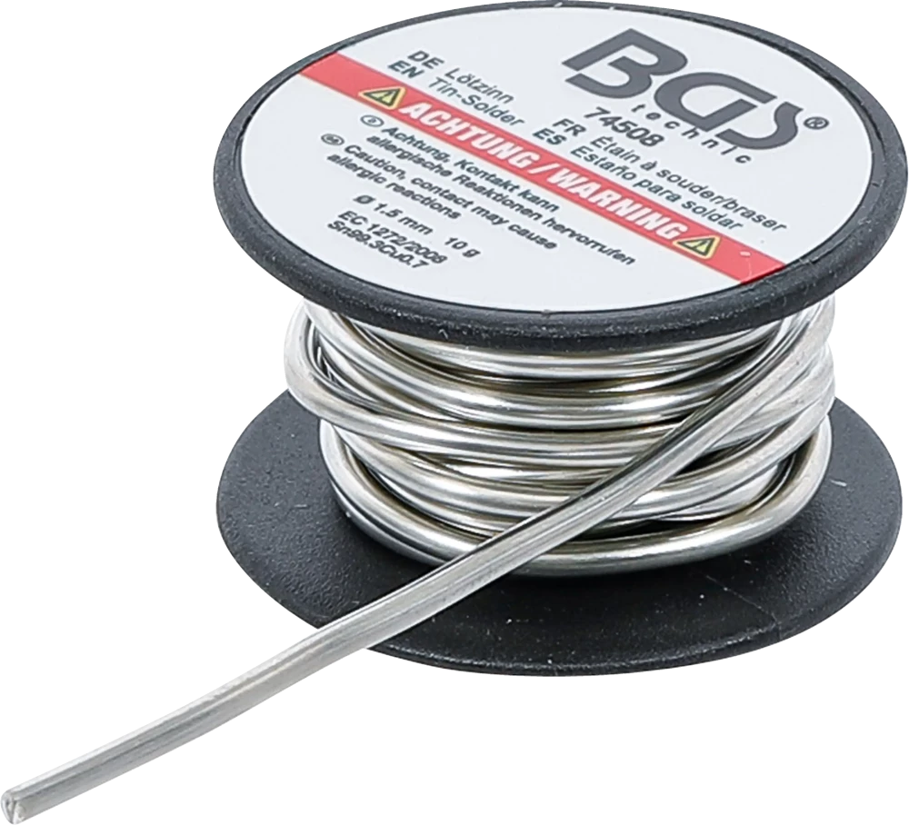 Lötzinn, auf Rolle, bleifrei, Ø 1,5 mm, 10 g