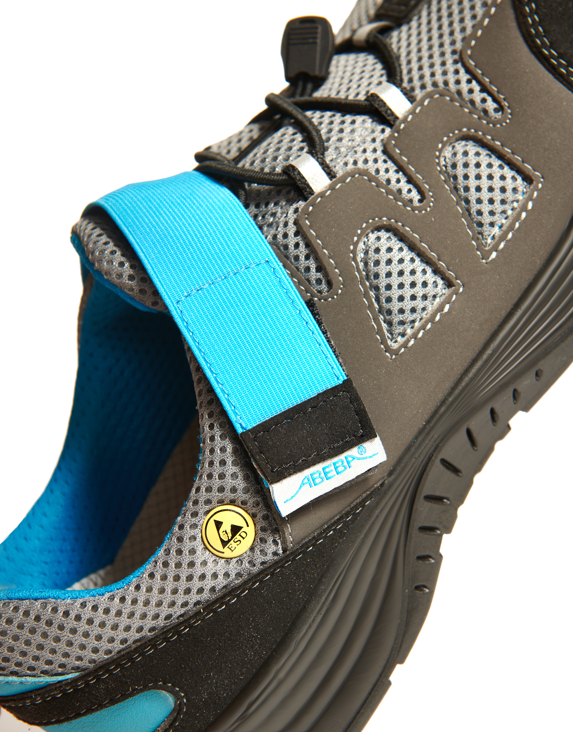 Abeba S1 Sicherheitshalbschuh X-LIGHT schwarz/blau ESD