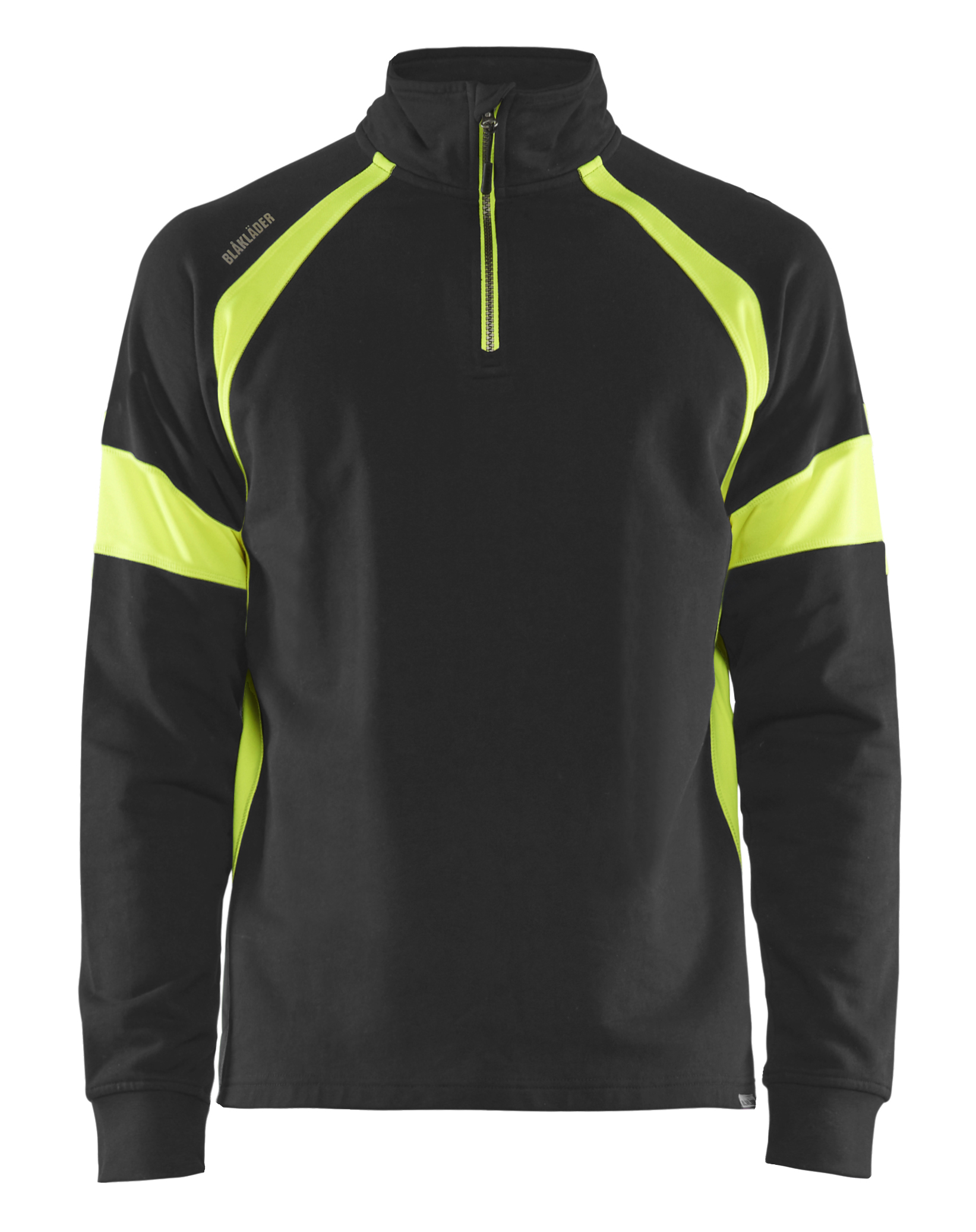 Sweatshirt Half-Zip mit High Vis