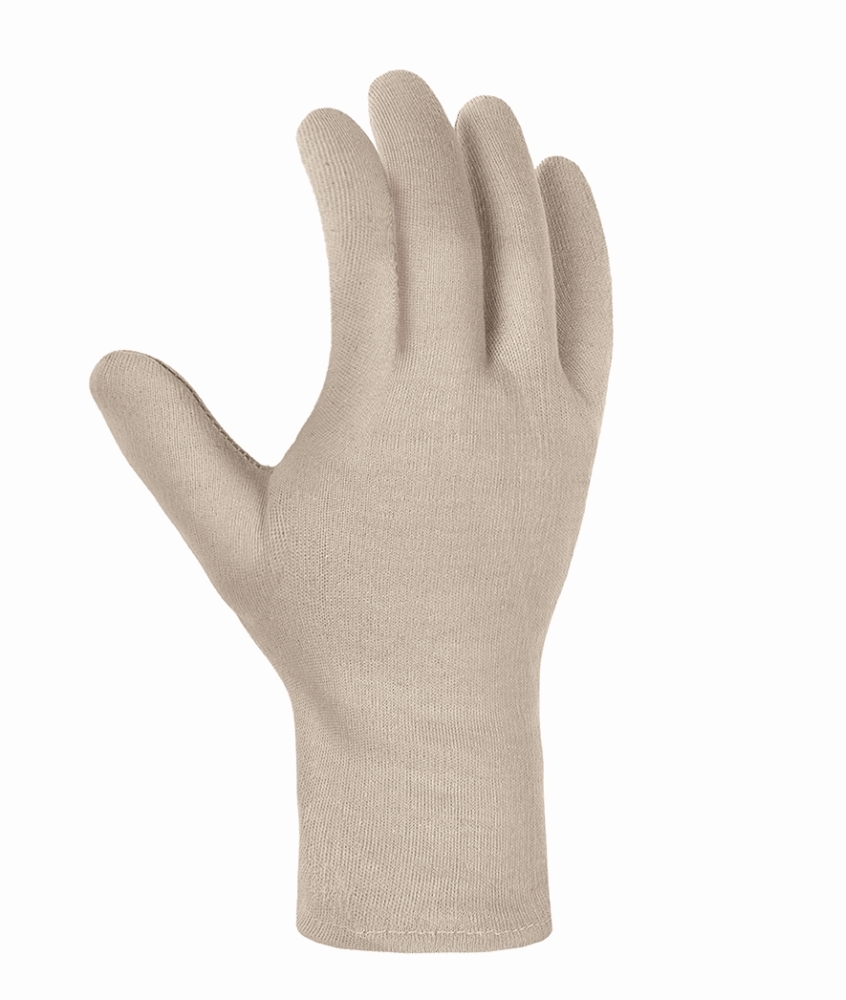 teXXor® Baumwolltrikot-Handschuhe SCHWER rohweiß
