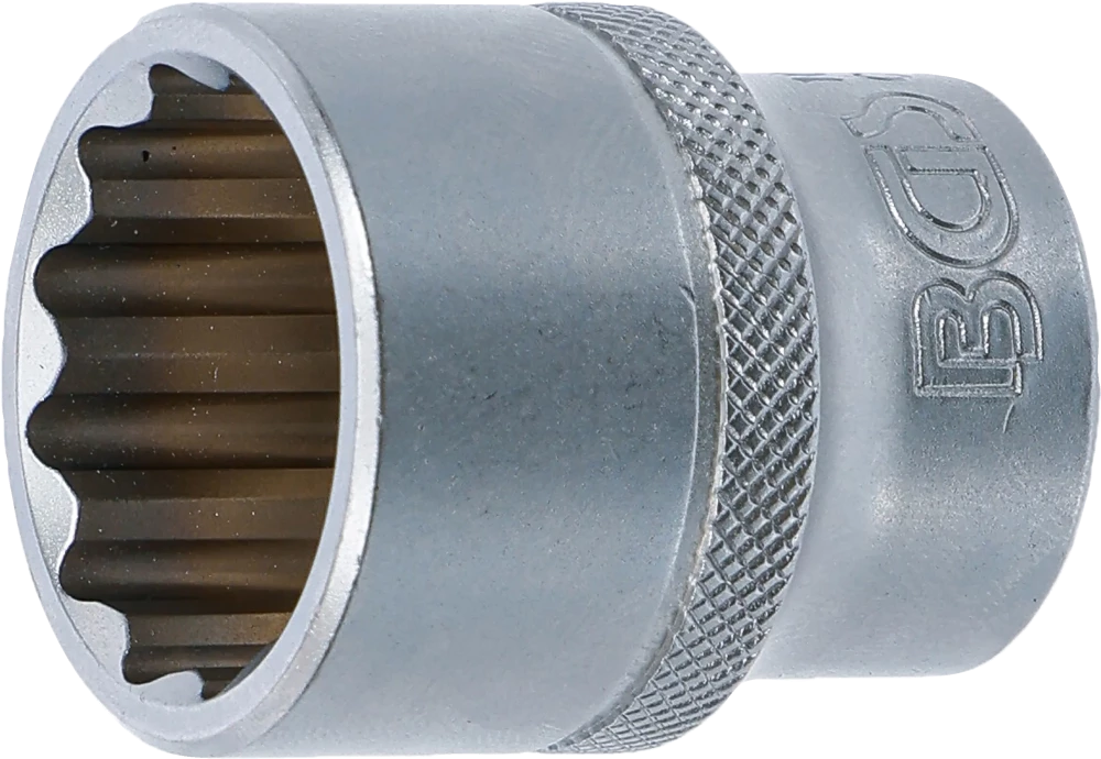 Steckschlüssel-Einsatz Zwölfkant, Antrieb Innenvierkant 12,5 mm (1/2"), SW 23 mm