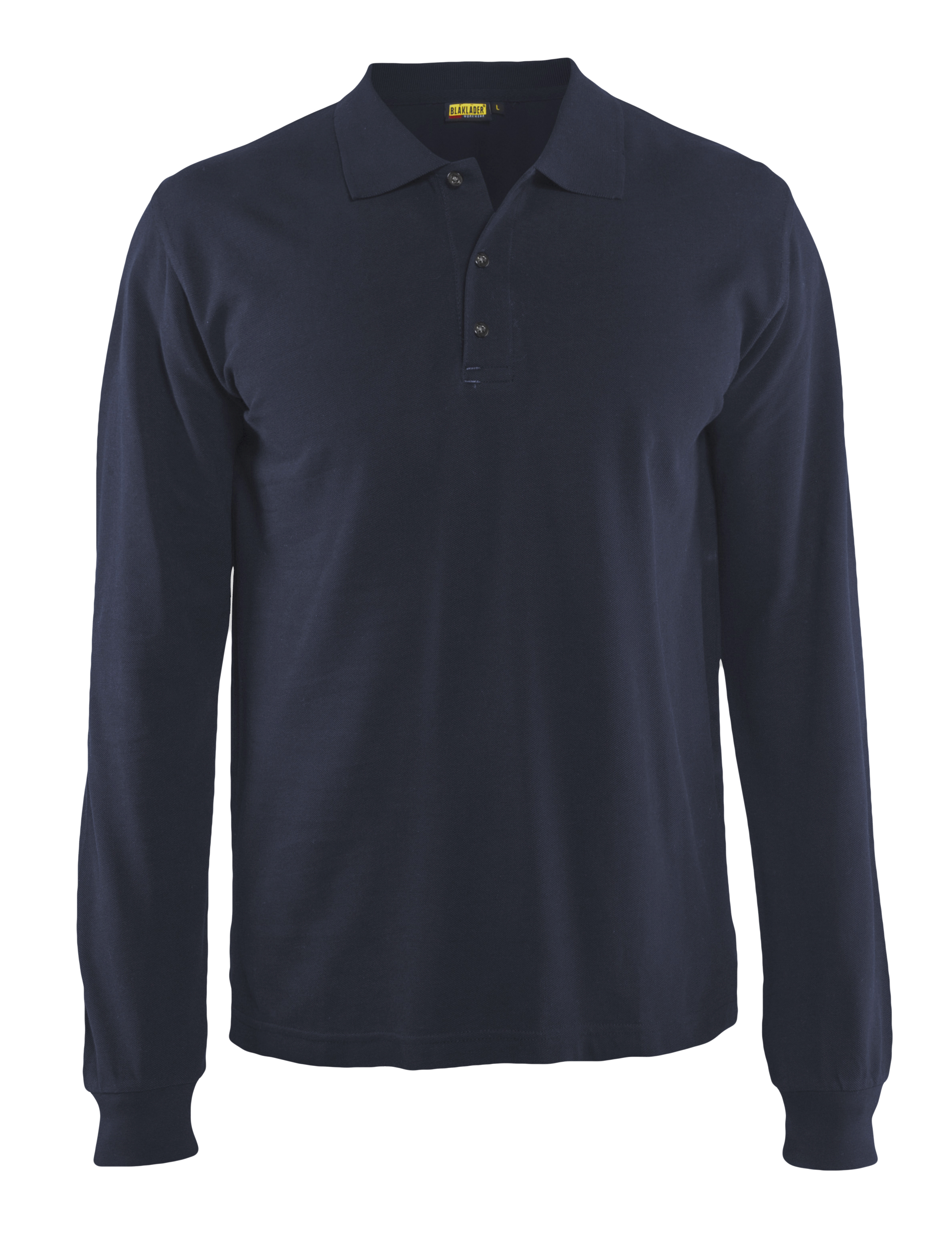 Langarm Poloshirt