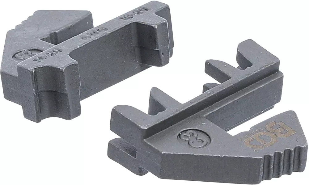 Crimpbacken für abgewinkelte, nichtisolierte Stecker, für Art. 1410, 1411, 1412