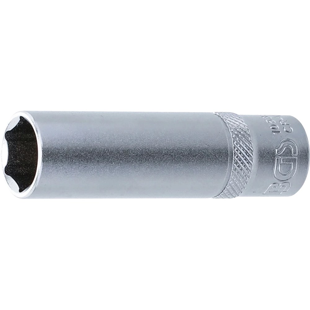 Steckschlüssel-Einsatz Sechskant, tief, Antrieb Innenvierkant 10 mm (3/8"), SW 13 mm
