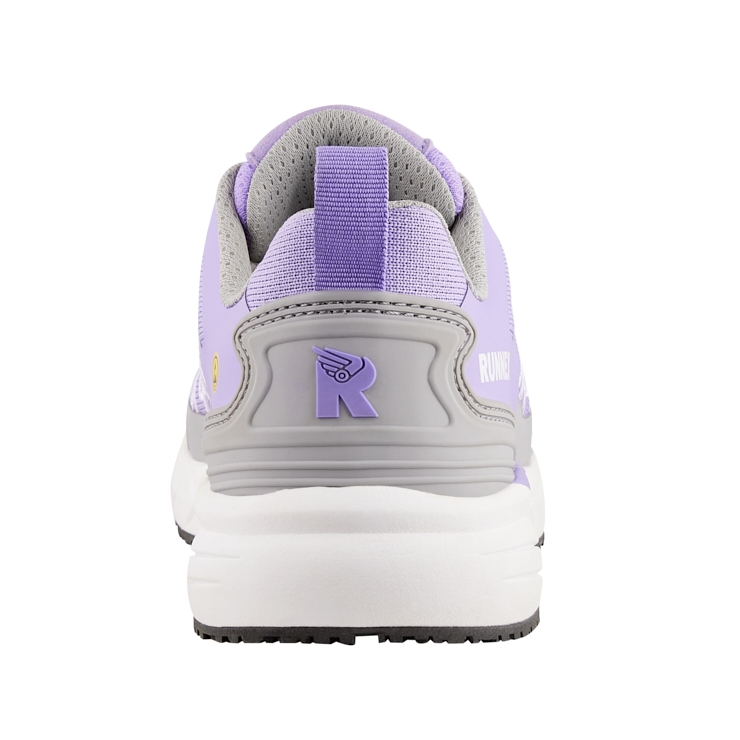 RUNNEX® S1P-Damen-ESD-Sicherheitshalbschuhe GirlStar violett/grau/weiß