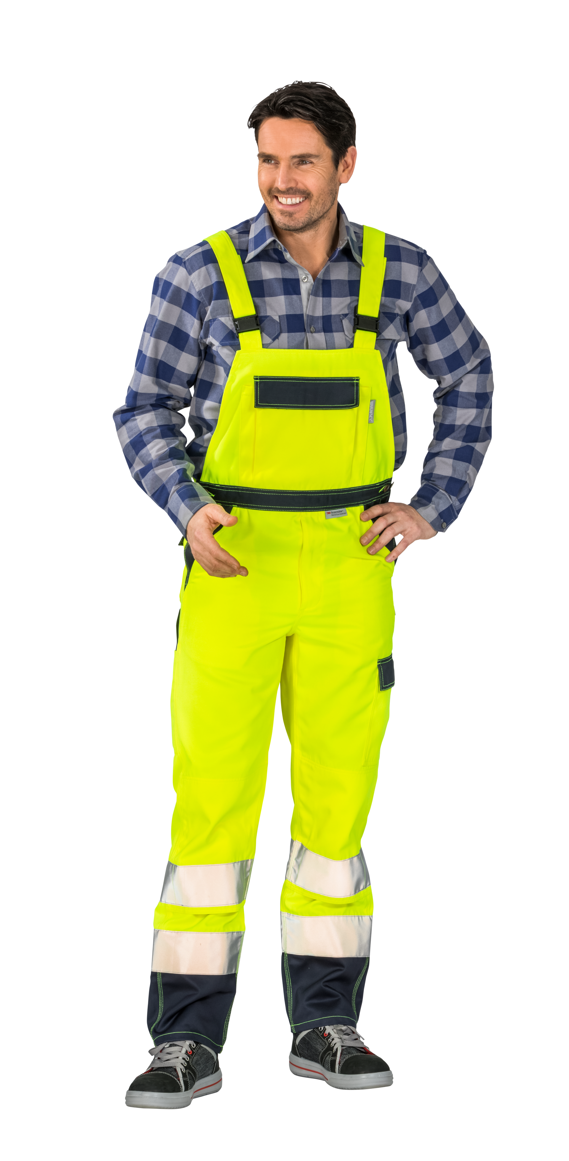 PLANAM Latzhose Warnschutz
