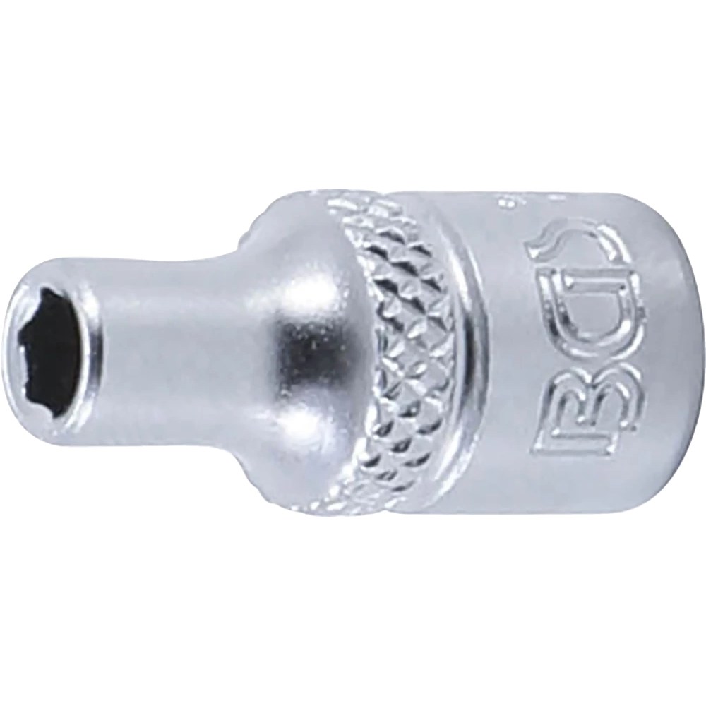 Steckschlüssel-Einsatz Sechskant, Antrieb Innenvierkant 6,3 mm (1/4"), SW 4 mm