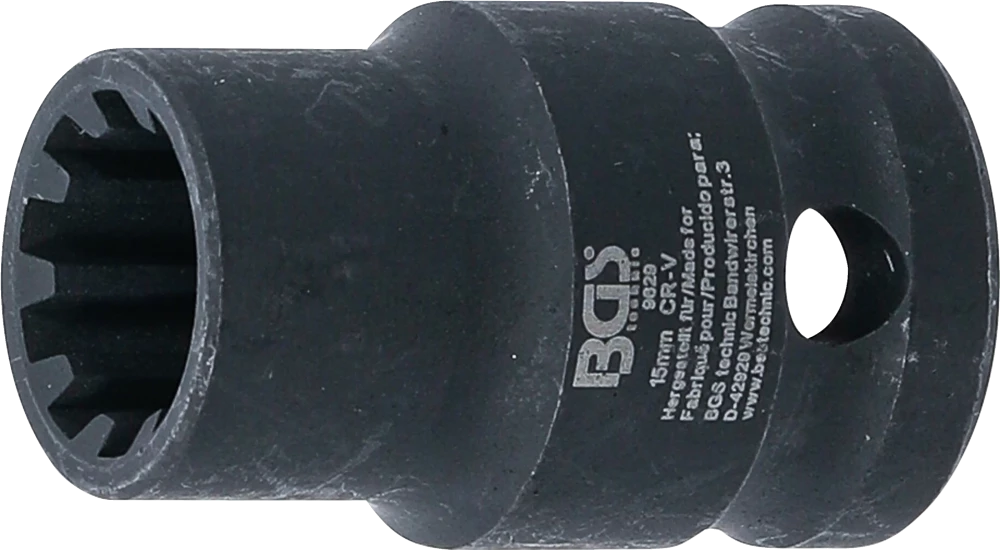 Bremssattel-Einsatz, 10-kant, für VAG und Porsche, SW 15 mm