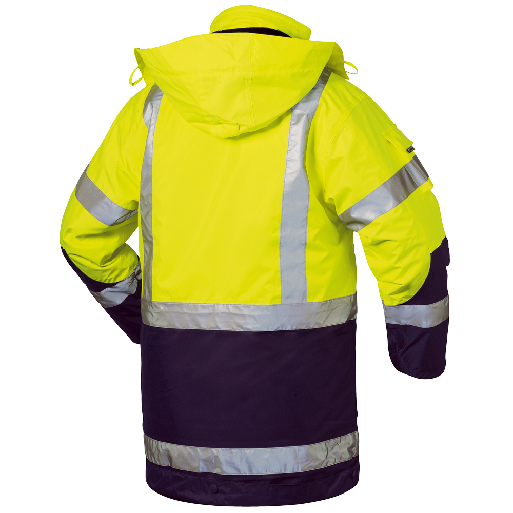 Warnschutzparka Gelb/Marine Jekyll
