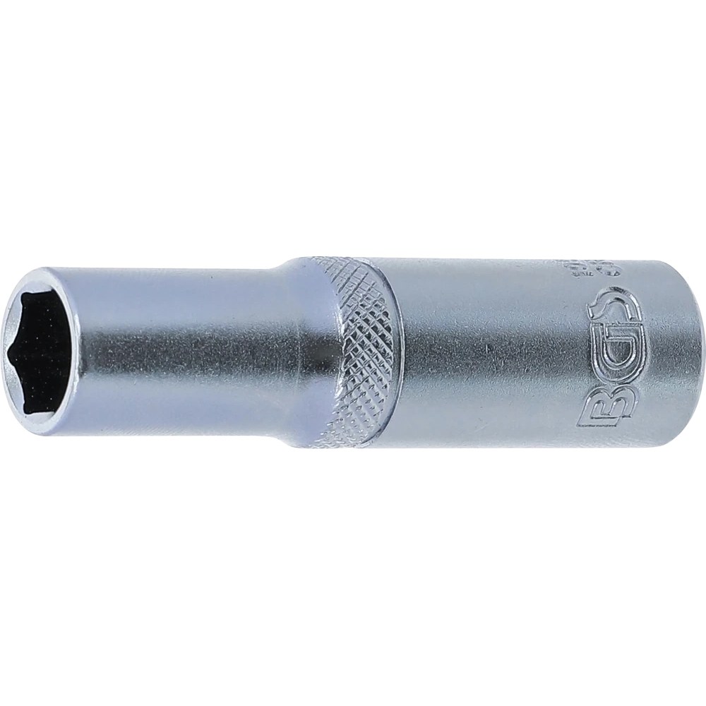 Steckschlüssel-Einsatz Sechskant, tief, Antrieb Innenvierkant 10 mm (3/8"), SW 10 mm